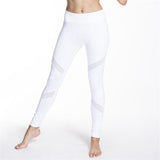 High Waist Mesh Yoga Pants