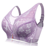 Lace Side Support Adjustable Anti-empited Gather Wireless Bras