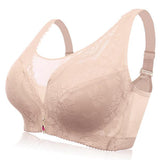 Lace Side Support Adjustable Anti-empited Gather Wireless Bras